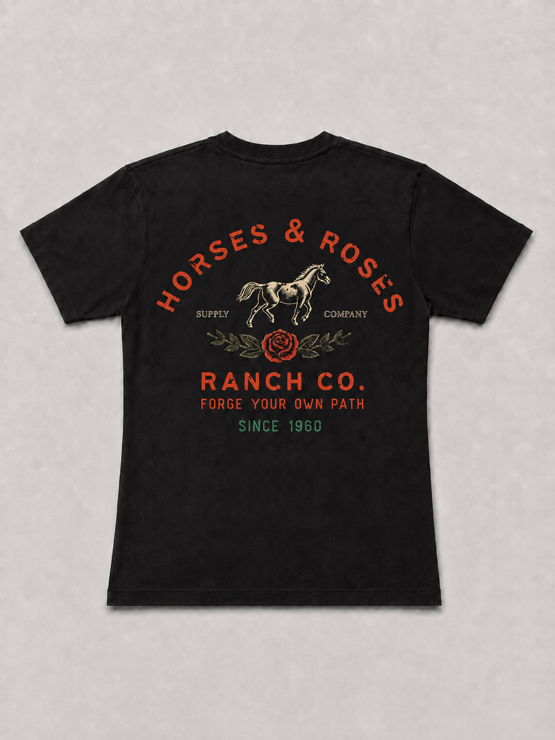 Horses and Roses